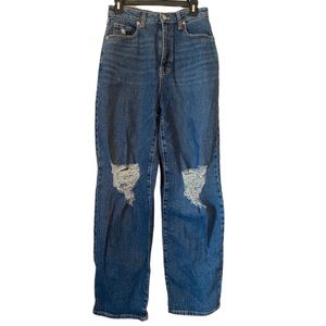 Wild Fable HIGHEST Rise Distressed Baggy Jeans